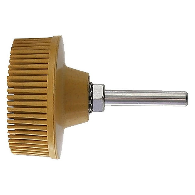 maskred Electric Drill Disc Brush Car Washing Toilet Power Rubber Round Scrub Pad Floor Kitchen Sinks Bathtub Housekeeping Yellow 2 Inch 1Set
