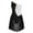 Black, variant on YEAHDOR Kids Girls One Shoulder Lyrical Dance Leotard Sparkle Sequins Skating Gymnastics Leotard Dress Pink 12