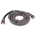 thumbnail image 1 of Adaptador De Cable De Subwoofer Amplificador De Cable De Señal Rca De Audio Estéreo Para El Hogar Del Coche De 4,8 M Serendint VI002654-00, 1 of 6