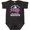 Black Leopard, variant on Inktastic Off Roading Mudding Cute Girls Baby Bodysuit