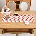 thumbnail image 5 of chaungfeng Valentine's Day Love Heart Table Runner, Valentine Red Kitchen Table Runner with Heart Pattern, for Mother's Day Wedding Anniversary Holiday Decoration 13x47 Inches, 5 of 6