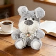 thumbnail image 6 of STROLA Schnauzer Stuffed Animal 8 Inch Mini Plush Toy Soft Schnauzer Dog Plushie Wedding Litter Toss Favors Bulk Small Plush Puppy for Dog Lovers Gift, 6 of 6