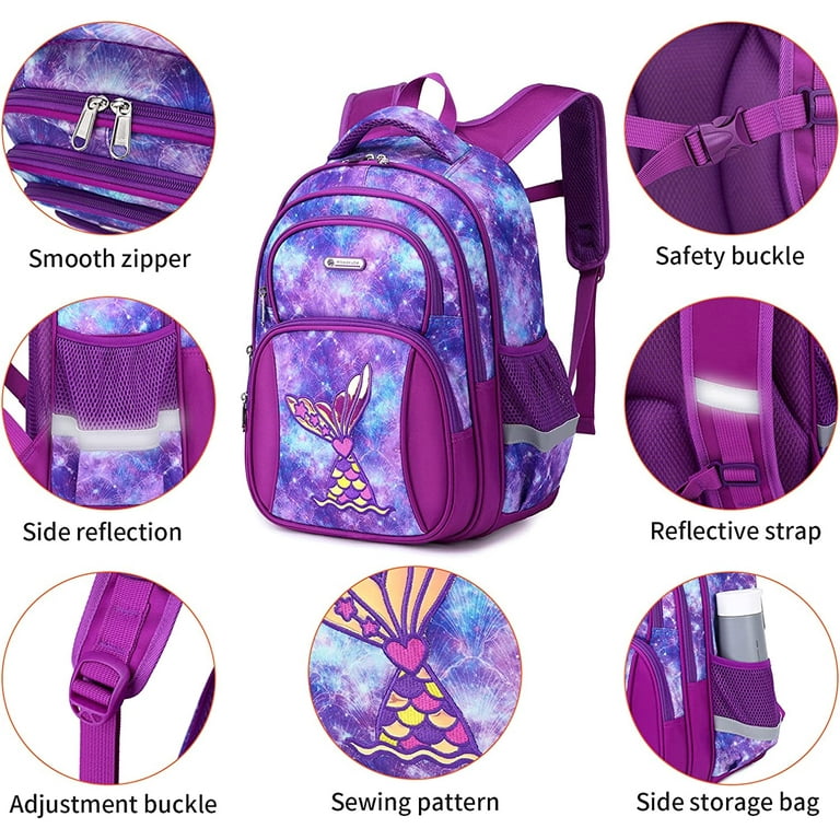 Cusangel School Bookbag, Durable Cute Multi Compartment Preschool Primary  Backpack for Boys Girls - Walmart.com