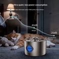 thumbnail image 4 of BotaniNest Water Bowl Quadruple Filtration System Super Quiet Smart Continuous Circulating Water Stainless Steel Easy To Clean Water Display ( Shaped Water Dispenser + Filters*2), 4 of 6