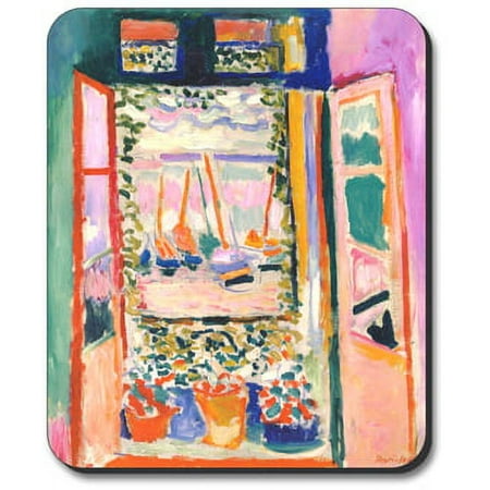Art Plates Mouse Pad - Matisse: Open Window price history on PriceWatchPro