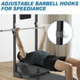 thumbnail image 5 of Speediance Barbell Hooks Compatible to Gym Monster,Barbell Hanger,Garage Gym Bar Wall Rack,Home Gym Accessory Squat Rack Attachment,J-Hook Barbell Holder, 5 of 6