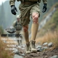 thumbnail image 6 of Diamond Star Men's Military Boot Socks – Quick-Dry Cotton Crew for Police, Fire, and Trekking/Hiking (Beige - 6 Pairs, Socks Size 10-13, Fit Men's Shoe Size 10-12), 6 of 6