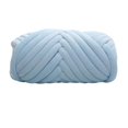 thumbnail image 1 of Advancent 1 kg de hilo grueso de terciopelo brazo tejer alfombra hacer tejido a mano mascota cama ganchillo azul claro Artesanía Azul claro, 1 of 1