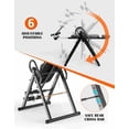 thumbnail image 3 of Yoleo inversion2023 Foldable inversion Table Up to 300 lbs, White, 3 of 6