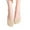 Beige, variant on WTXUE Crew Socks for Women, 1 Pairs Women's Ballerina Socks Solid Non Slip Socks Lace Splice Socks Boat Socks, Beige