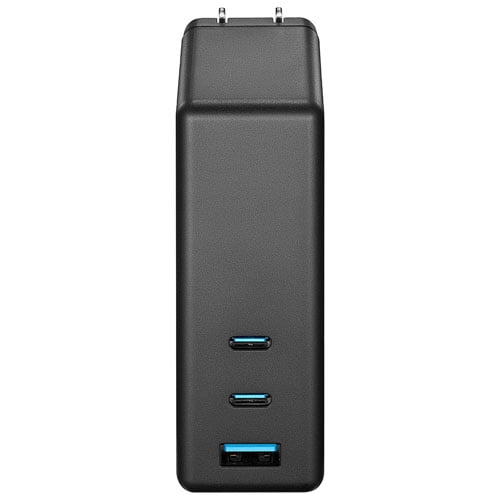 Insignia 112W 3-Port USB-C/USB-A Wall Charger with USB Cable, Black – NS-PW3X1A1C2B22B-C
