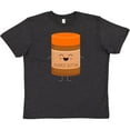 thumbnail image 3 of Inktastic Cute Kawaii Peanut Butter Youth T-Shirt, 3 of 5