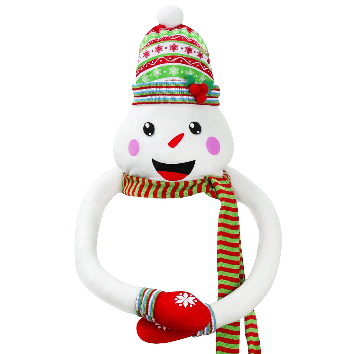 Christmas Snowman Top Of The Tree Hugger 
