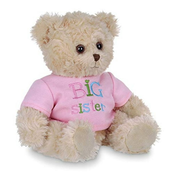 Bearington Ima Big Sister Peluche Peluche Oso de Peluche en Camiseta Rosa, 12 Pulgadas Bearington Collection Bearington Collection