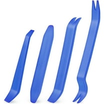 GOOACC 4Pcs Auto Trim Removal Tool Kit No-Scratch Tool Kit for Car Audio Dash Window Molding (Blue)