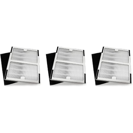 

Nispira Premium Filter + Carbon Pre Filter Set for Idylis Air Purifier Model AC-2119 IAP-10-100 IAP-10-150 IAPC-40-140 Type A IAF-H-100A 3 Pk