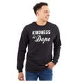 thumbnail image 3 of Kindness is Dope Christian Urban Long Sleeve TShirt Men Women Brisco Brands S, 3 of 6