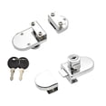 thumbnail image 1 of Display Cabinet Lock Alloy Jewelry Glass Cabinet Lock 408 Glass Door Lock, 1 of 7