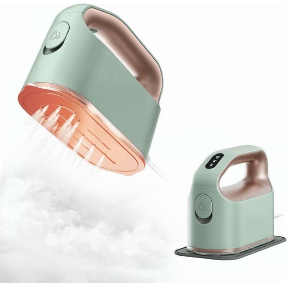 Smart Steam Iron 1200W Turbocharged Steam with 3 Steam and 3 Dry Heat Modes Mint-Green
