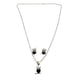 thumbnail image 2 of COLLAR DE BUHO NEGRO CON ARETES DE PLATA, 2 of 4