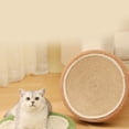 thumbnail image 4 of Scratcher de Gato Redondo, Superficie Curva de la Almohadilla del Gato Estilo Estable de Fondo Moderno para Gatos Molienda de Garras, 4 of 7