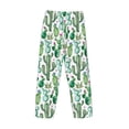 thumbnail image 5 of Goofa Cactus Plants1 Printed Soft Pajama Pants for Men, Wide Leg Comfy Casual Lounge Yoga Pants-Medium, 5 of 9