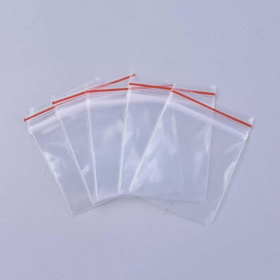 500Pcs 1x1.5 inch Plastic Zip Lock Bags Resealable Packaging Bags Cellophane Bags Top Seal Self Seal Bags for Gift Packaging Treats Favors Storage Clear Thickness: 2.3 Mil(0.06mm)