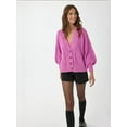 thumbnail image 3 of V-Neck Buttoned Cardigan, 3 of 5