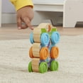 thumbnail image 6 of Melissa & Doug First Play Wooden Animal Stacking Cars (3 pcs), 6 of 9