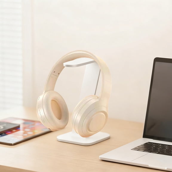 Over Ear Wireless Headphones - 7.09"x5.12"x2.76" Foldable with ANC - 40mm Driver Bluetooth & AUX for Long Battery Music & Travel Commute