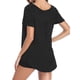 thumbnail image 5 of Conjunto de ropa de dormir para mujer Sexy con cuello en V Top Shorts Camisón camisón, negro, S Inevent AP001530-06, 5 of 7