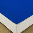thumbnail image 3 of The Great American Store 600 TC 100% Cotton Solid Fitted Sheet(With 21" Extra Deep Pocket) - Twin (Royal Blue), 3 of 5