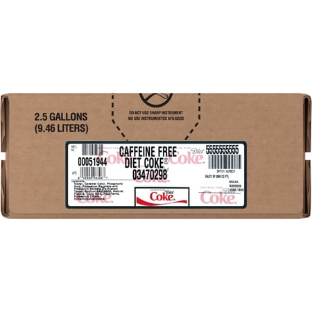 Diet Coke Caffeine-Free Bag in box, 2.5 Gallons