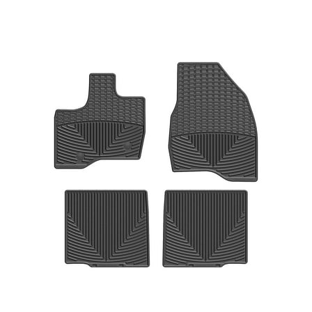 WeatherTech All-Weather Floor Mats compatible with 2011-2014 Ford Explorer - 1st & 2nd Row, Black