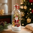 thumbnail image 3 of Recordable Christmas Tree in a Bottle Ornament, 30-Second Voice Recording Keepsake with Santa Claus, 3 of 6