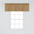 thumbnail image 2 of Ambesonne Abstract Geometry Window Valance, Antique Shapes, 54" X 18", Caramel and White, 2 of 3