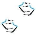 thumbnail image 2 of sweethay 2 piezas Kayak Paddle Tethering Leash Speedboat Correa ajustable Cuerda de surf Deportes acuáticos al aire libre Equipo de entrenamiento azul Azul 2piezas sweethay CBP214889, 2 of 6