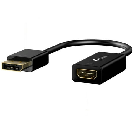 Rankie Gold-Plated DisplayPort to HDMI HDTV Adapter Converter Male to Female with Audio Rankie Gold-Plated DisplayPort to HDMI HDTV Adapter Converter Male to Female with Audio