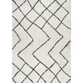 thumbnail image 4 of JONATHAN Y LONDON SHAG 5 x 8 Area Rug, Inca Moroccan Diamond - Beige/Dark Gray, SHG101A-5, 4 of 9