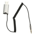 thumbnail image 1 of BT AUX Adapter USB 2.0 to 3.5mm Easy Connection Inbuilt Mic 11yd Distance AUX BT Receiver for Car Home Computer, 1 of 14