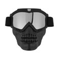 thumbnail image 2 of Skull Motorcycle Helmet Goggles Dirt Bike Motorcycle Goggles for Motocross ATVOffroad Riding Racing Men Women, 2 of 7