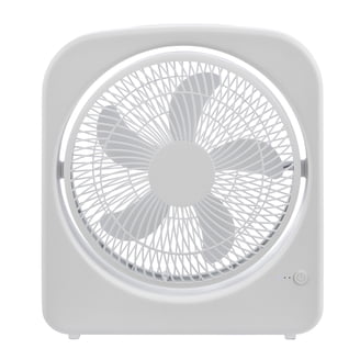 HUNTER 90400 12 Retro Personal Table Fan with Brushed Nickel