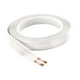 thumbnail image 5 of Cable eléctrico de 22 AWG, 2 conductores, diseño plano estrecho, cable de cobre blanco LED para FL20505 1 metro, 5 of 9