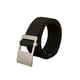 thumbnail image 1 of Cinturón Unisexo uxcell De Lona Con Hebilla Deslizante De Metal Negro Una Talla, 1 of 5