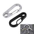 thumbnail image 5 of SagaSave Buckles Climbing Hook for Key Flashlight Portable Strainless Steel Black/Gray, 5 of 5