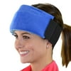 Cool Relief Soft Gel ice pack for head or Eyes. Handsfree long-lasting migraine ice pack. Soft Gel ice pack and a light-blocking cloth headache wrap gives soothing relief for migraines.