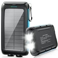 thumbnail image 1 of Cargador solar Power Bank Kepswin 49800 mAh con linterna LED, 1 of 7