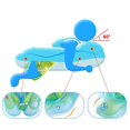 thumbnail image 4 of S Blue Flotador con dosel Flotador de natación inflable con dosel para el sol Flotador para piscina con dosel de protección solar, 4 of 5