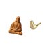thumbnail image 5 of Estatua Del Sagrado Corazón De Jesús Y Pájaros Dorados, Escultura De Animal Coleccionable Moderna Para Pasillo, Dormitorio, Oficina, Escritorio, Decoración De Chimenea, 5 of 8