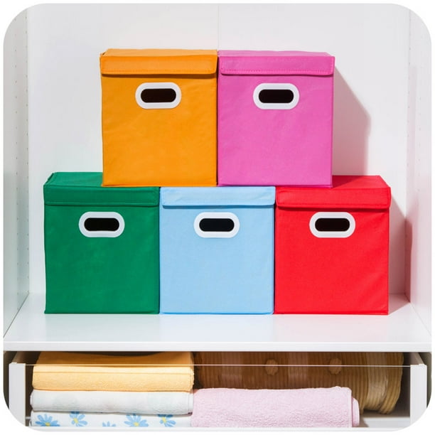3 sprouts fabric cube storage bin